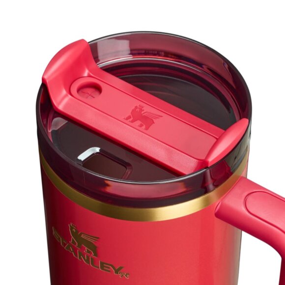 NIB Stanley Scarlet Red Holiday 40 oz Flowstate Tumbler - Picture 3 of 4